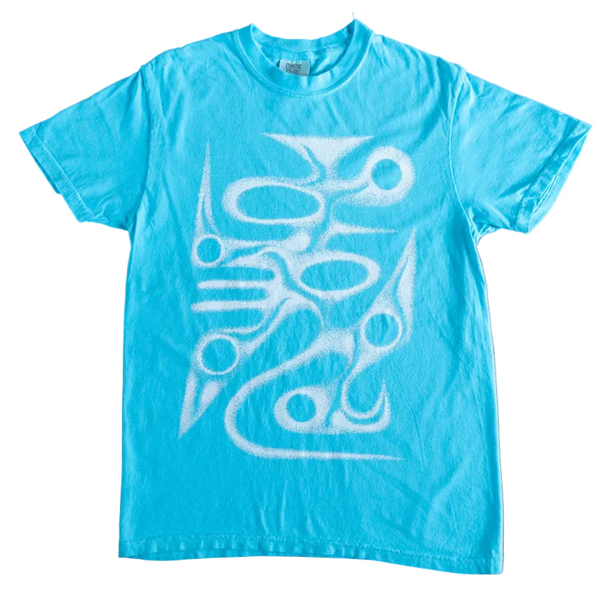 Morf T Lagoon Blue / White