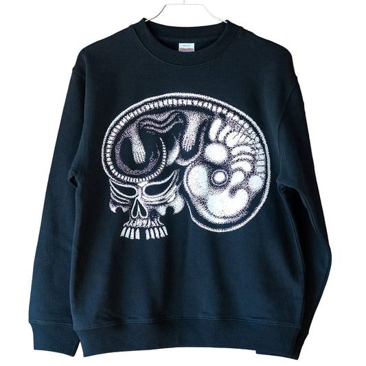 Skull/Embryo スウェットシャツ